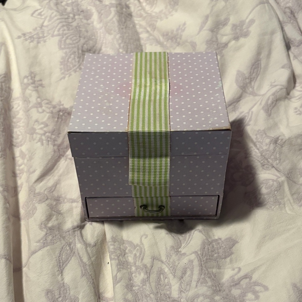 Pottery Barn Kids Lavender, Pink, and Green Jewelry Organizer Music Box